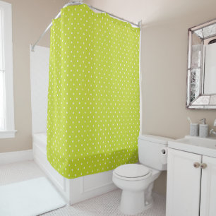 Seamless pattern bright lime polka dot pattern