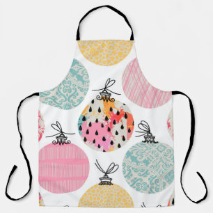 Seamless pattern. Christmas Decor.  Apron