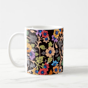 seamless pattern. classic islamic floral ornament. coffee mug