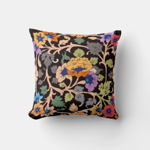 seamless pattern. classic islamic floral ornament. throw pillow