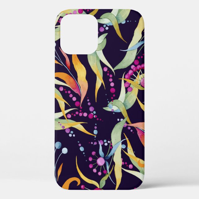 seamless pattern consisting of various plants, flo Case-Mate iPhone case (Back)