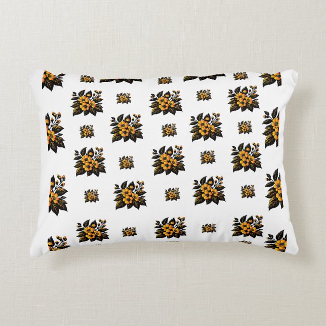 Seamless Pattern Design Accent Pillow (Front)
