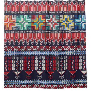 Seamless pattern design with traditional Palestini
