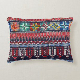 Seamless pattern design with traditional Palestini Accent Pillow