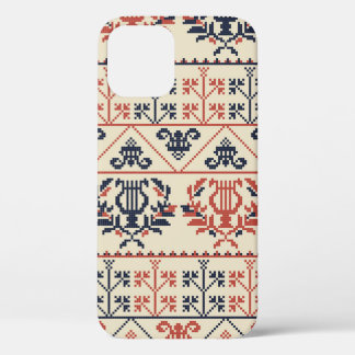 Seamless pattern design with traditional Palestini iPhone 12 Case