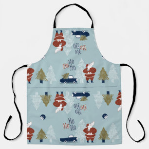 Seamless pattern for Christmas Apron
