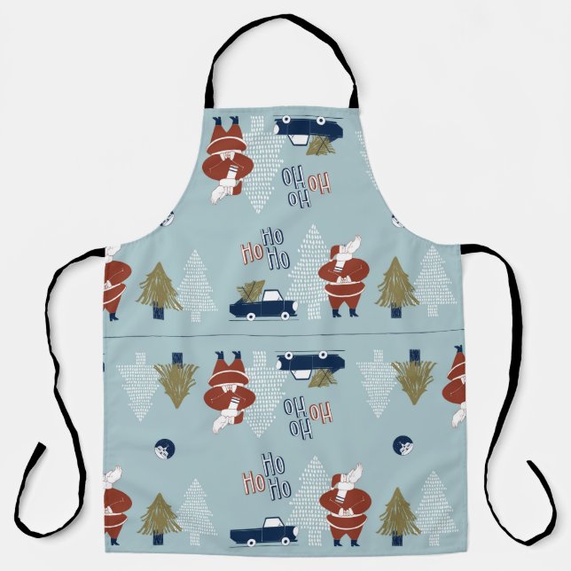 Seamless pattern for Christmas Apron (Front)