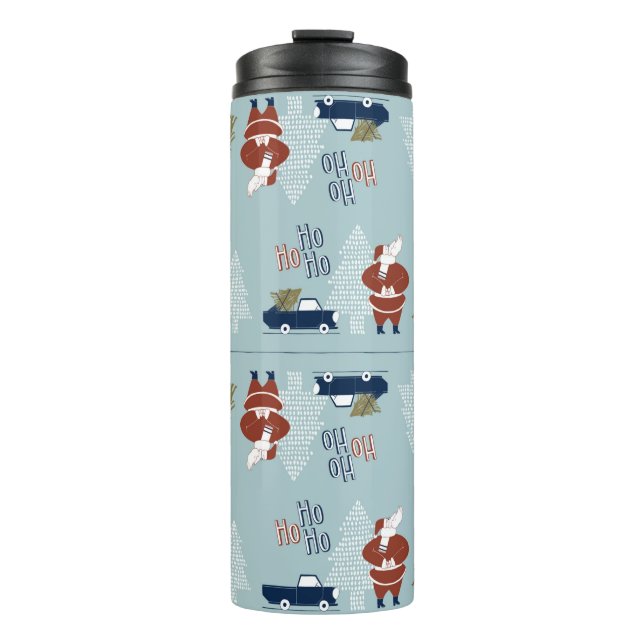 Seamless pattern for Christmas Thermal Tumbler (Front)
