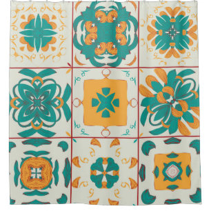 Seamless pattern from the 9 arabic tilesabstract,a