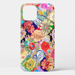 Seamless pattern Hand drawn beautiful Fashion hand iPhone 12 Case