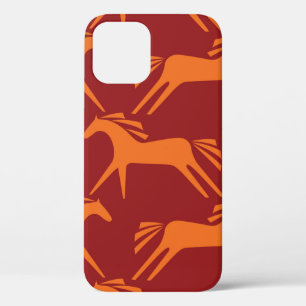 Seamless pattern horses iPhone 12 case