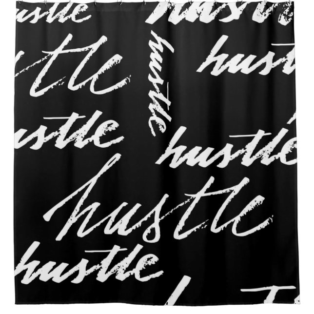 Seamless pattern hustle text grunge music handwrit (Front)
