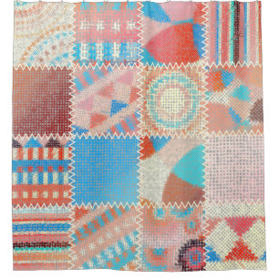 Seamless pattern. Imitation of a patchwork pattern