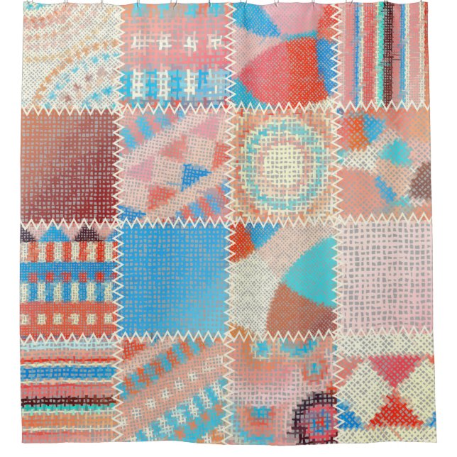 Seamless pattern. Imitation of a patchwork pattern (Front)