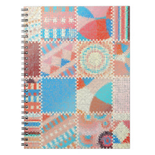 Seamless pattern. Imitation of a patchwork pattern Notebook