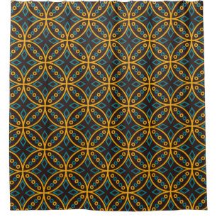 Seamless pattern in Indonesian batik style on the 