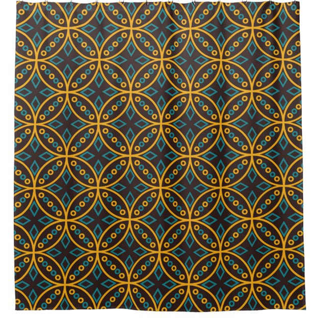 Seamless pattern in Indonesian batik style on the  (Front)
