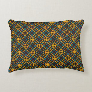Seamless pattern in Indonesian batik style on the  Accent Pillow