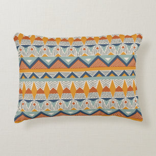 Seamless pattern in navajo style accent pillow