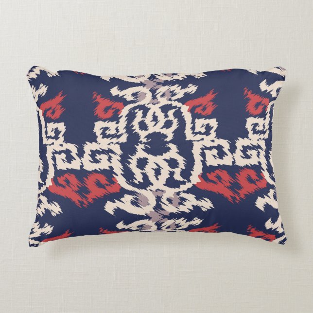 Seamless pattern in oriental styleabstract, Arabic Accent Pillow (Front)