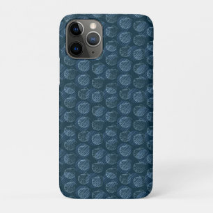 Seamless pattern in trendy colours with seashells  iPhone 11 pro case