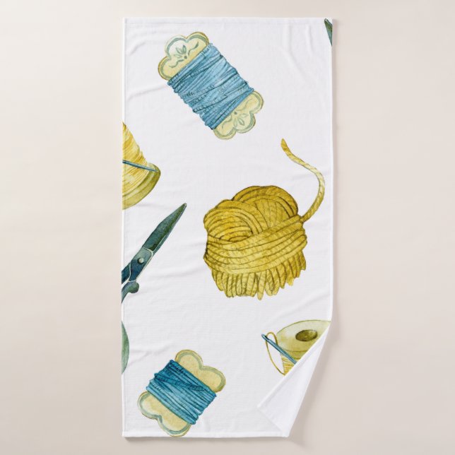 Seamless pattern knitting bath towel (Bath Towel)