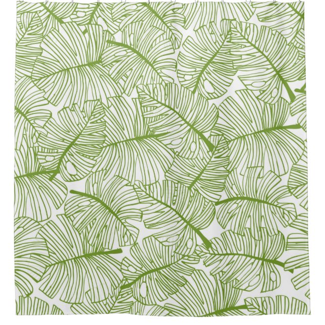 Seamless pattern Monstera leaves background. Flora (Front)