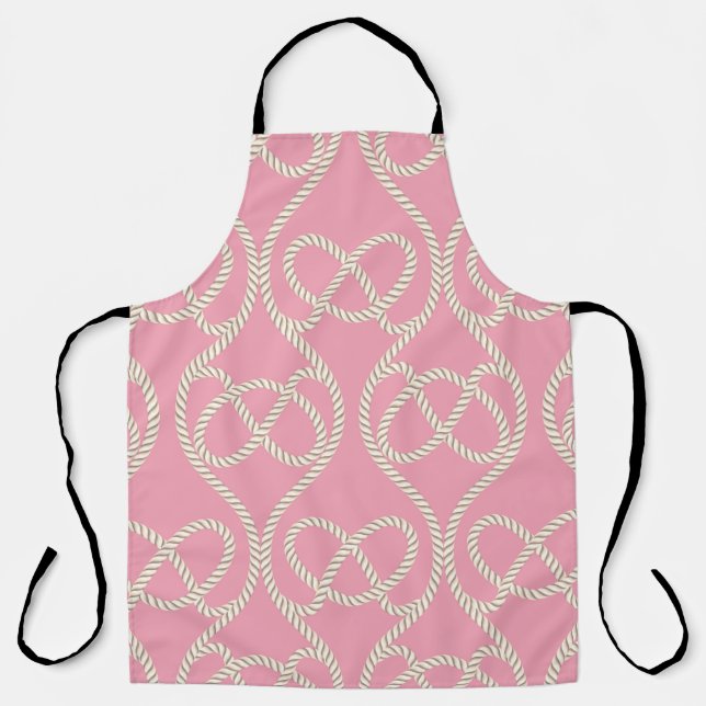 Seamless pattern of ropes. Vintage Illustrationabs Apron (Front)