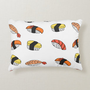 seamless pattern of Sushi Accent Pillow