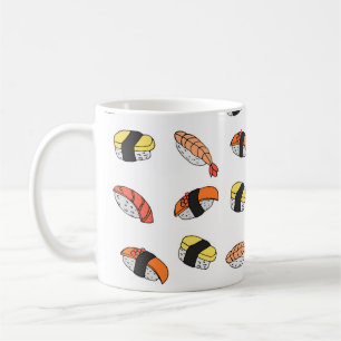 seamless pattern of Sushi Coffee Mug
