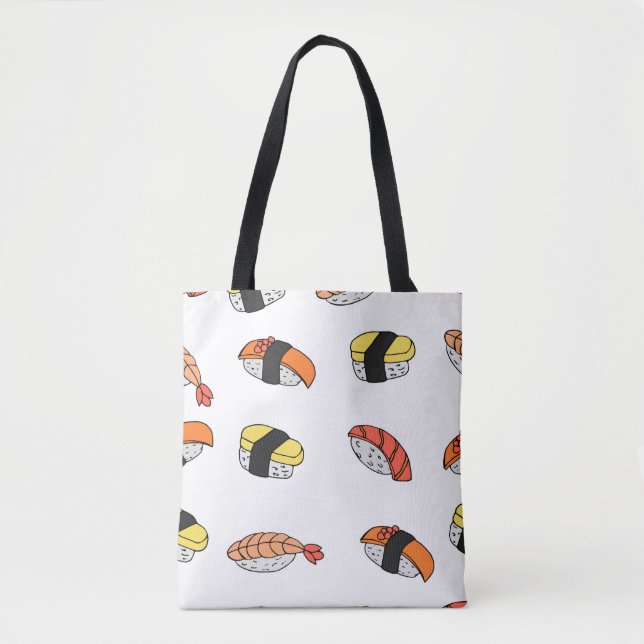 seamless pattern of Sushi Tote Bag (Front)