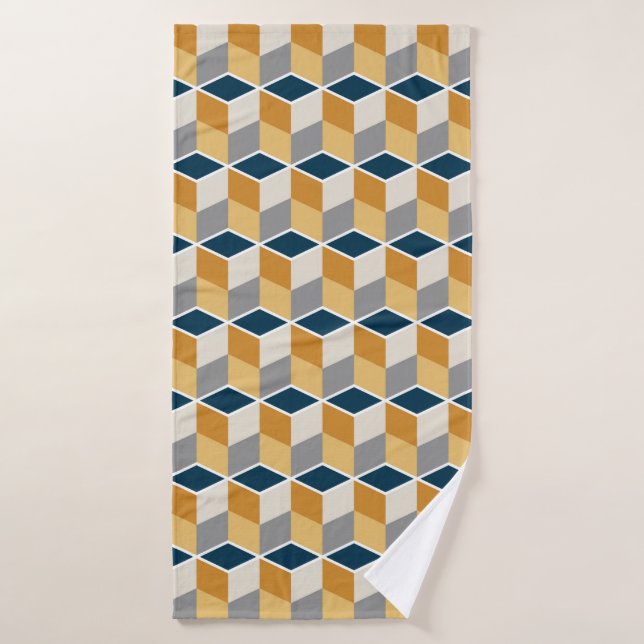 Seamless pattern of vintage luxury style bath towel (Bath Towel)