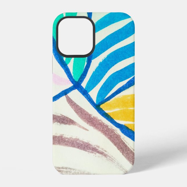 Seamless pattern of vintage luxury style iPhone case (Back)