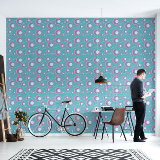 Seamless pattern “PINK LEMONADE” Wallpaper