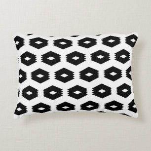 Seamless pattern. Rhombuses, figures ornament. Mos Accent Pillow