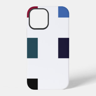 Seamless pattern. Skew brush strokes and elements  iPhone 12 Case