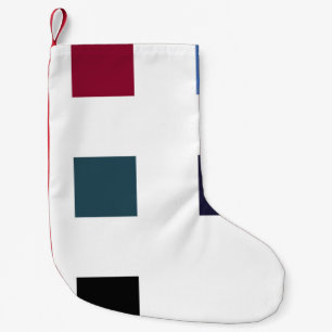 Seamless pattern. Skew brush strokes and elements Small Christmas Stocking