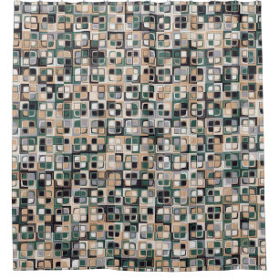 Seamless pattern. Squares forming a colourful pict