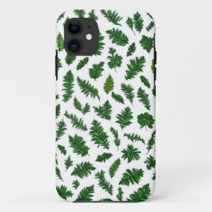 Seamless pattern with a variety of leaves   iPhone 11 case