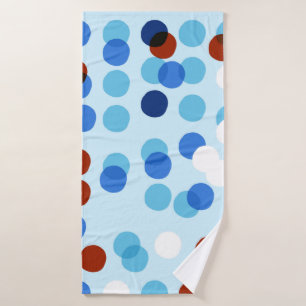 Seamless pattern with abstract doodle ornament, do bath towel