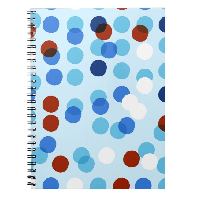 Seamless pattern with abstract doodle ornament, do notebook (Front)