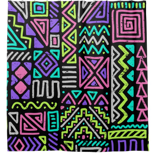  seamless pattern with abstract lines. geometric a (Front)