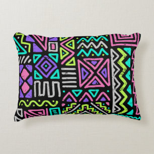 seamless pattern with abstract lines. geometric a accent pillow