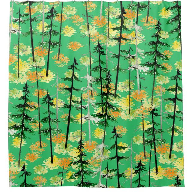 Seamless pattern with autumn forest (Front)
