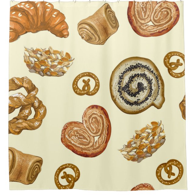 Seamless pattern with bakery product (Front)