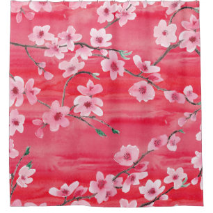 Seamless pattern with Beautiful Cherry blossom flo