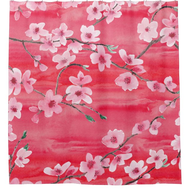 Seamless pattern with Beautiful Cherry blossom flo (Front)