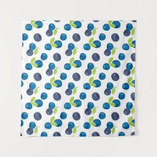 Seamless pattern with berries tapestry