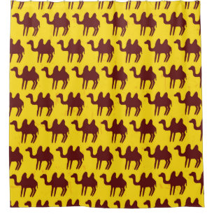 Seamless pattern with camels. 