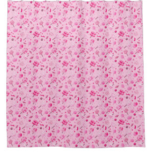 Seamless pattern with candies, lollipops, blue bac